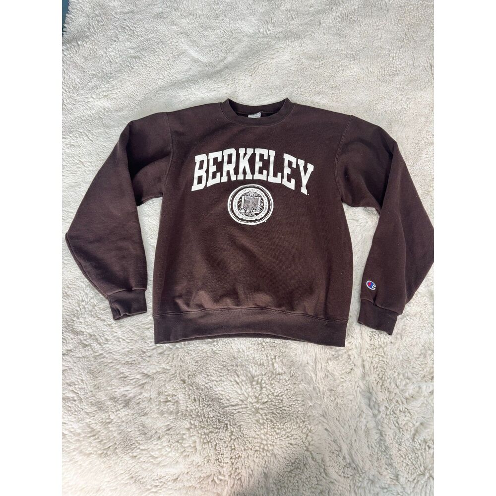 Vintage Champion UC Berkeley Brown Crewneck Sweatshirt Unisex Collegiate